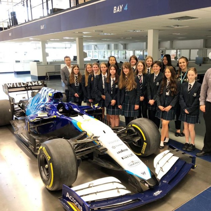  ​​​​​​​Inspirational Formula One Factory visit for Greenpower Girls 